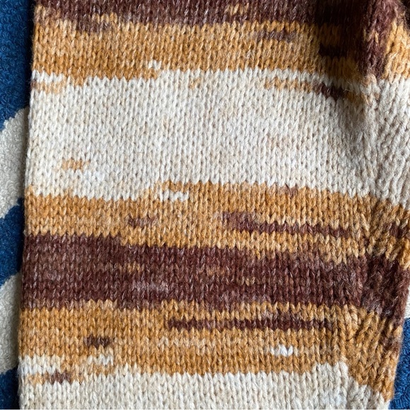 🍂 MOON RIVER BROWN TAN OMBRE KNIT TASSEL PANTS & HOODIE SET! - Picture 13 of 16